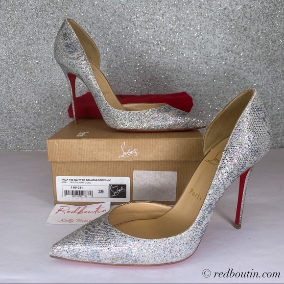 ♥️Sold Louboutin Iriza Glitter Solaria pumps - Picture 2 of 7